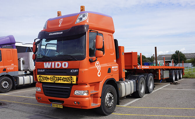 Intern transport specialist - wagen van WIDO